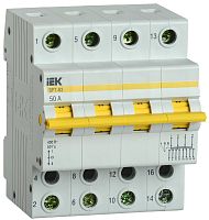Выключатель-разъединитель трехпозиционный ВРТ-63 4P 50А | код MPR10-4-050 | IEK